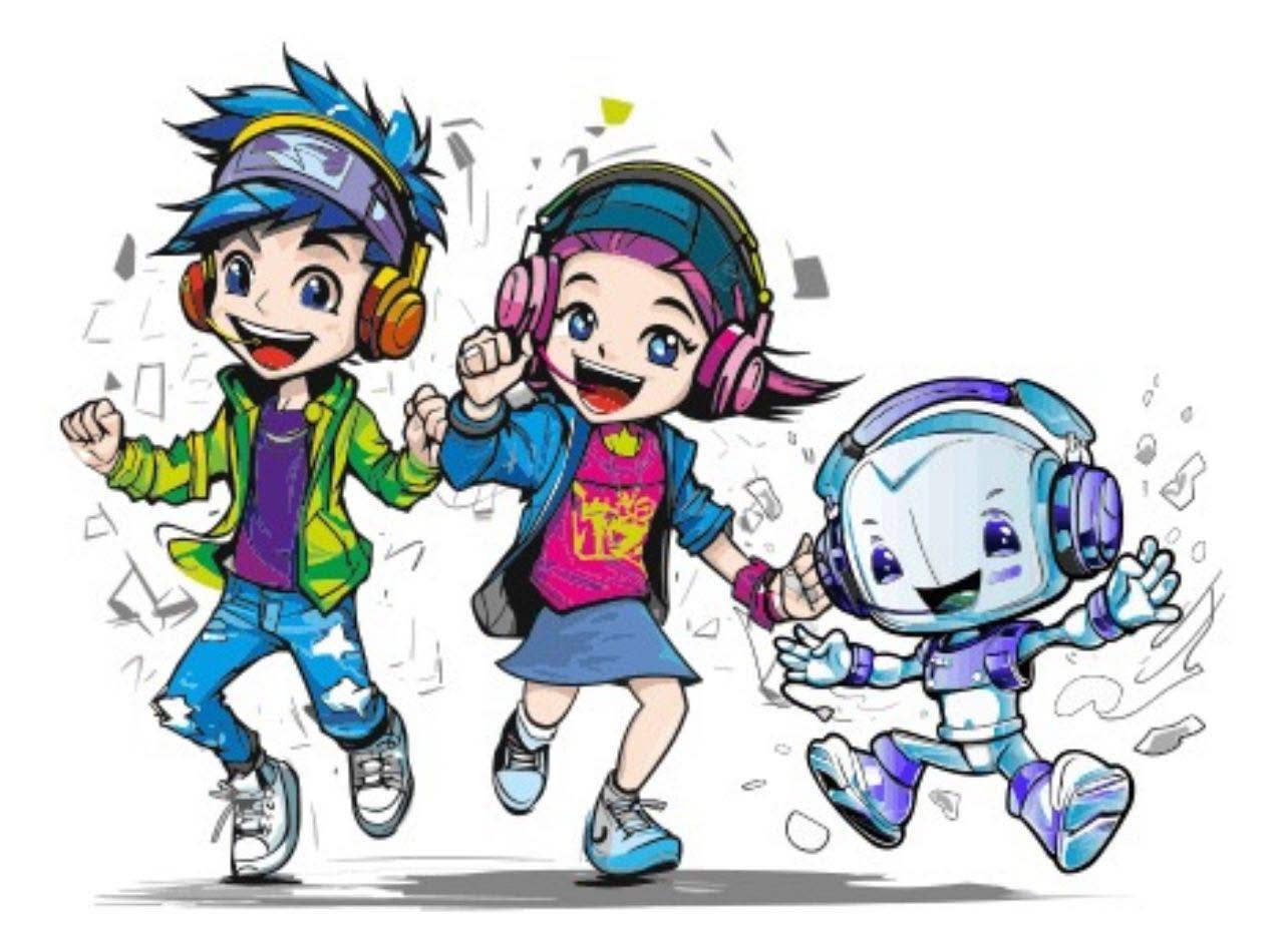 Personajes ilustrados de TICK TACK BOOM